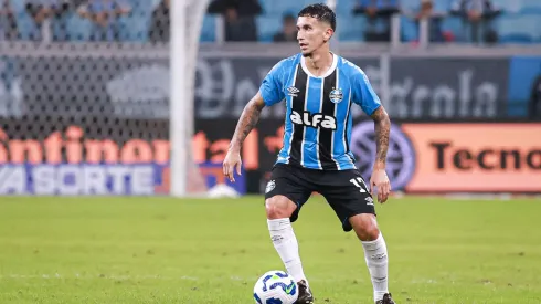 RS – PORTO ALEGRE – 20/05/2025 – COPA DO BRASIL 2025, GREMIO X CSA – Dodi jogador do Gremio durante partida contra o CSA no estadio Arena do Gremio pelo campeonato Copa Do Brasil 2025. Foto: Maxi Franzoi/AGIF