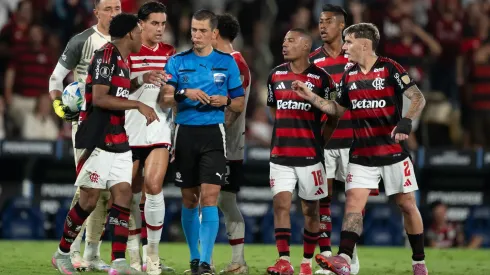 Flamengo x Estudiantes pelas quartas da Libertadores 2025. Foto: Jorge Rodrigues/AGIF
