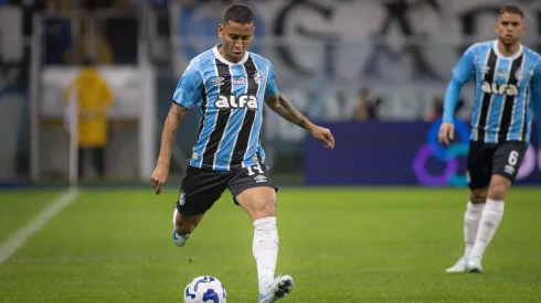 RS – PORTO ALEGRE – 23/08/2025 – BRASILEIRO A 2025, GREMIO X CEARA – Marcos Rocha jogador do Gremio durante partida contra o Ceara no estadio Arena do Gremio pelo campeonato Brasileiro A 2025. Foto: Maxi Franzoi/AGIF