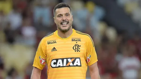 RJ – Rio de Janeiro – 21/04/2018 – Brasileiro A 2018, Flamengo x America-MG – Julio Cesar jogador do Flamengo durante partida contra o America-MG no estadio Maracana pelo campeonato Brasileiro A 2018. Foto: Thiago Ribeiro/AGIF