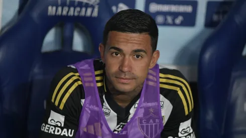 RJ – RIO DE JANEIRO – 31/07/2025 – COPA DO BRASIL 2025, FLAMENGO X ATLETICO-MG – Dudu jogador do Atletico-MG durante partida contra o Flamengo no estadio Maracana pelo campeonato Copa Do Brasil 2025. Foto: Thiago Ribeiro/AGIF