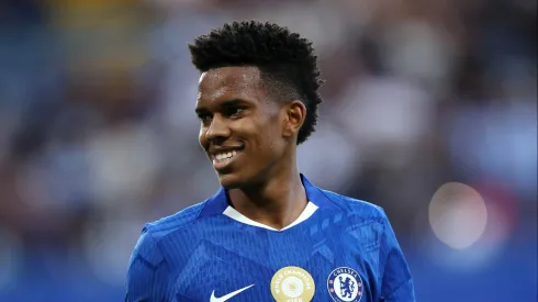 Estêvão em campo pelo Chelsea. (Photo by Eddie Keogh/Getty Images)