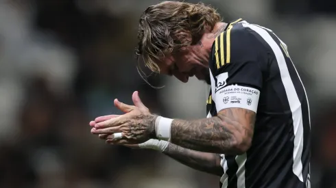 MG – BELO HORIZONTE – 27/09/2025 – BRASILEIRO A 2025, ATLETICO-MG X MIRASSOL – Lyanco jogador do Atletico-MG durante partida contra o Mirassol no estadio Arena MRV pelo campeonato Brasileiro A 2025. Foto: Gilson Lobo/AGIF