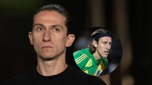 Filipe Luís discorda de Cássio sobre a arbitragem (Imagem: Joisel Amaral/AGIF/ Jorge Rodrigues/AGIF)