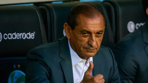 Ramon Diaz tecnico do Internacional durante partida contra o Juventude no estadio Alfredo Jaconi pelo campeonato Brasileiro A 2025. Foto: Luiz Erbes/AGIF