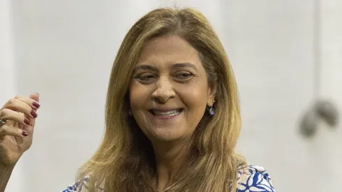 Leila Pereira Presidente do Palmeiras durante partida contra o Vasco no estadio Arena Allianz Parque pelo campeonato Brasileiro A 2025. Foto: Anderson Romao/AGIF