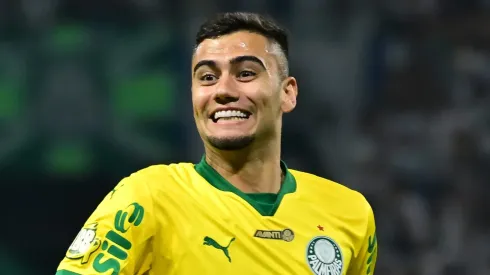 SP – SAO PAULO – 20/09/2025 – BRASILEIRO A 2025, PALMEIRAS X FORTALEZA – Andreas Pereira jogador do Palmeiras comemora seu gol durante partida contra o Fortaleza no estadio Arena Allianz Parque pelo campeonato Brasileiro A 2025. Foto: Jota Erre/AGIF