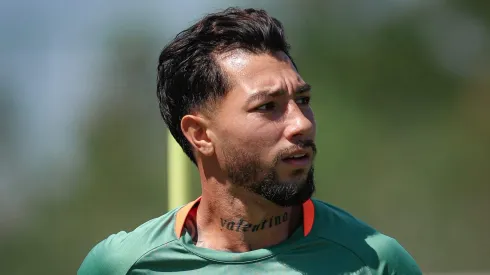 Lucho Acosta é um dos pendurados do Fluminense contra o Juventude. Foto: Marcelo Gonçalves/Fluminense