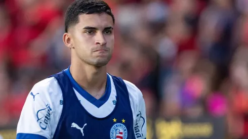 PE – RECIFE – 02/08/2025 – BRASILEIRO A 2025, SPORT X BAHIA – Rodrigo Nestor jogador do Bahia durante partida contra o Sport no estadio Ilha do Retiro pelo campeonato Brasileiro A 2025. Foto: Rafael Vieira/AGIF