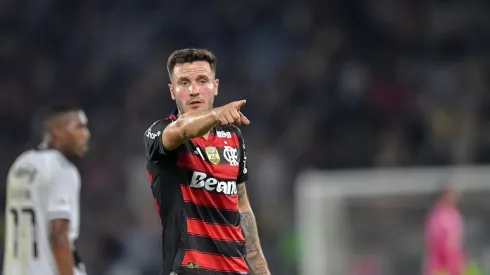 Saúl é dúvida para Flamengo x Palmeiras. Foto: Thiago Ribeiro/AGIF