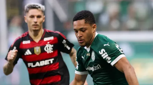 Flamengo x Palmeiras se enfrentam pelo Brasileirão 2025. (Foto: Cesar Greco/Palmeiras/by Canon)
