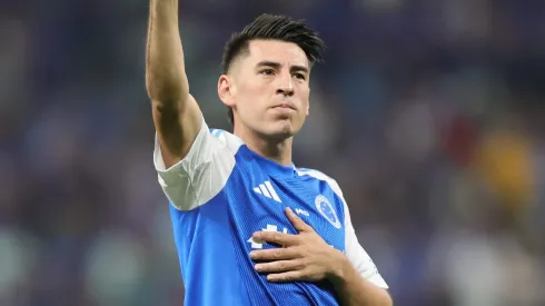 Villalba durante confronto contra o Fortaleza no Campeonato Brasileiro de 2025.