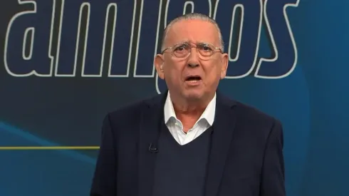 Galvão Bueno chegou a um consenso raro com Neymar e criticou a arbitragem brasileira. Foto: Reprodução/Band