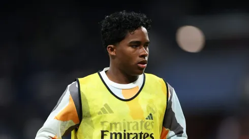 Endrick pelo Real Madrid. (Photo by Florencia Tan Jun/Getty Images)