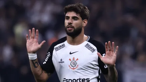 SP – SAO PAULO – 03/05/2025 – BRASILEIRO A 2025, CORINTHIANS X INTERNACIONAL – Yuri Alberto jogador do Corinthians durante partida contra o Internacional no estadio Arena Corinthians pelo campeonato Brasileiro A 2025. Foto: Marcello Zambrana/AGIF