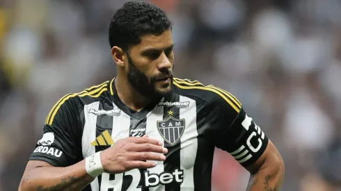 MG – BELO HORIZONTE – 14/09/2025 – BRASILEIRO A 2025, ATLETICO-MG X SANTOS – Hulk jogador do Atletico-MG durante partida contra o Santos no estadio Arena MRV pelo campeonato Brasileiro A 2025. Foto: Gilson Lobo/AGIF