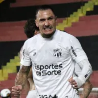 Vina acredita em ‘lei do ex’ em jogo contra o Fluminense para voltar a marcar pelo Ceará