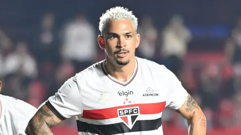 Luciano jogador do Sao Paulo durante partida contra o Ceara no estadio Morumbi pelo campeonato Brasileiro A 2025. Foto: Jota Erre/AGIF