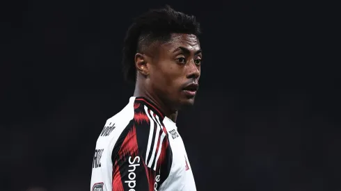 Bruno Henrique jogador do Flamengo durante partida contra o Corinthians no estadio Arena Corinthians pelo campeonato Brasileiro A 2025. Foto: Ettore Chiereguini/AGIF