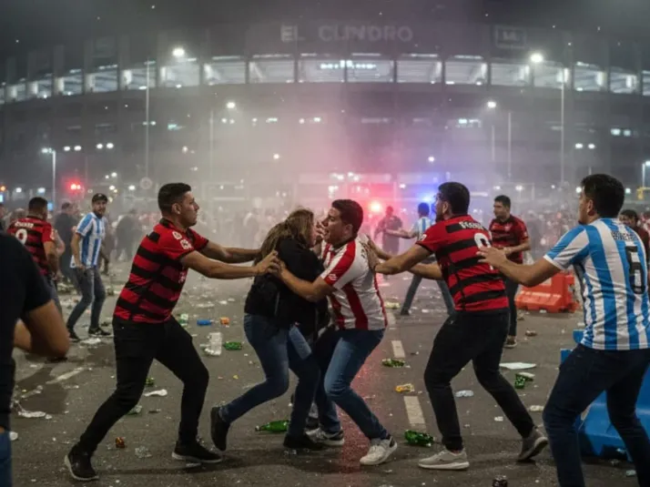 Briga entre torcidas de Flamengo e Racing cria tensão na Argentina