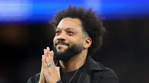Marcelo no Santiago Bernabéu. (Photo by Florencia Tan Jun/Getty Images)