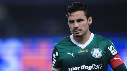 SP – SAO PAULO – 11/10/2025 – BRASILEIRO A 2025, PALMEIRAS X JUVENTUDE – Raphael Veiga jogador do Palmeiras durante partida contra o Juventude no estadio Arena Allianz Parque pelo campeonato Brasileiro A 2025. Foto: Ettore Chiereguini/AGIF