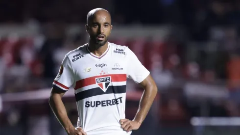 SP – SAO PAULO – 05/02/2025 – PAULISTA 2025, SAO PAULO X MIRASSOL – Lucas Moura jogador do Sao Paulo durante partida contra o Mirassol no estadio Morumbi pelo campeonato Paulista 2025. Foto: Marcello Zambrana/AGIF