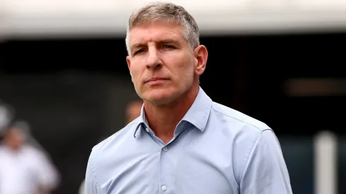 Palermo durante confronto contra o Santos no Campeonato Brasileiro de 2025.