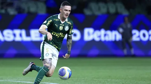 Anibal Moreno jogador do Palmeiras durante partida contra o Gremio no estadio Arena Allianz Parque pelo campeonato Brasileiro A 2024.