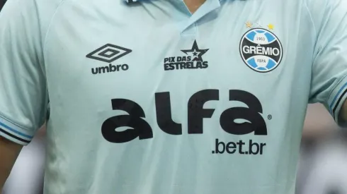 Carlos Vinicius jogador do Gremio durante partida contra o Corinthians no estadio Arena Corinthians pelo campeonato Brasileiro A 2025. Foto: Anderson Romao/AGIF