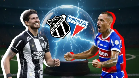 Ceará x Fortaleza se enfrentam pelo Brasileirão 2025. Fotos: Baggio Rodrigues/AGIF