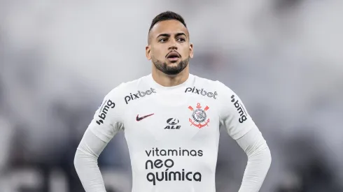 SP – SAO PAULO – 01/08/2023 – COPA SUL-AMERICANA 2023, CORINTHIANS X NEWELLS OLD BOYS – Maycon jogador do Corinthians durante partida contra o Newells Old Boys no estadio Arena Corinthians pelo campeonato Copa Sul-Americana 2023. Foto: Abner Dourado/AGIF