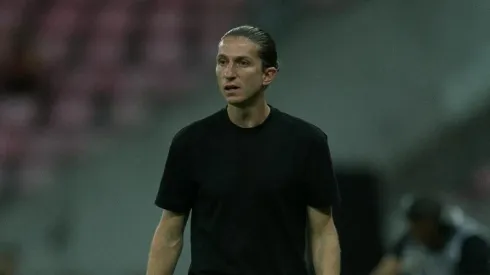 Felipe Luis Tecnico do Flamengo durante a partida contra o Sport na Arena de Pernambuco, pelo Campeonato Brasileiro A 2025. Foto: Marlon Costa/AGIF