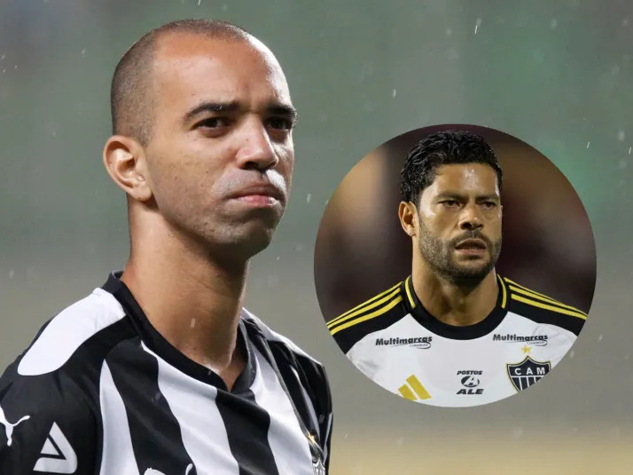 Diego Tardelli defende titularidade de Hulk em Atlético-MG x Lanús