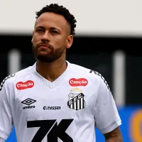 Neymar segue com joelho inchado e não tinha condições de jogo para Internacional x Santos