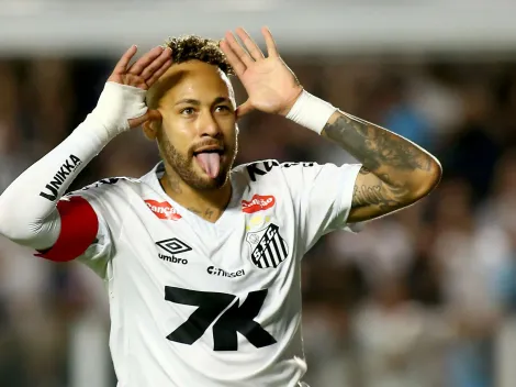 Neymar aparece treinando no Santos e surpreende a torcida
