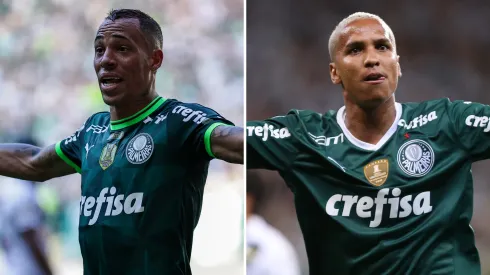 Breno Lopes e Deyverson, ex-jogadores do Palmeiras. Foto 1: Fabio Giannelli/AGIF e Foto 2: Marcello Zambrana/AGIF