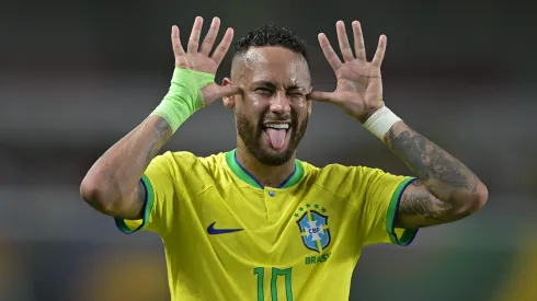 Neymar em campo pela Seleção Brasileira. (Photo by Pedro Vilela/Getty Images)