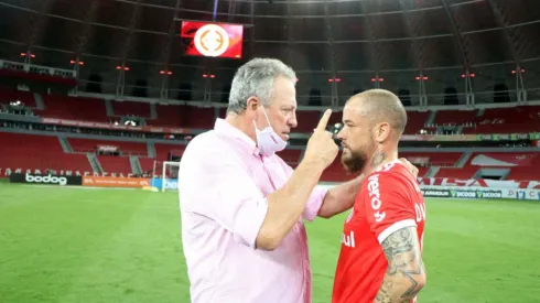 Abel Braga e D’Alessandro juntos no Internacional