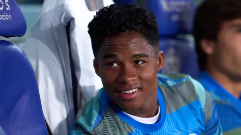 Endrick, ex-Palmeiras, está deixando o Real Madrid. Foto: Getty Images