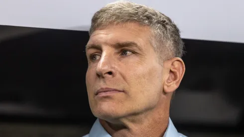 Palermo tecnico do Fortaleza durante partida contra o Corinthians no estadio Arena Castelao pelo campeonato Brasileiro A 2025.