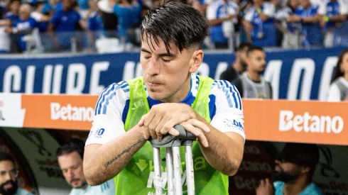 Lucas Villalba durante confronto entre Cruzeiro x Corinthians na Copa do Brasil de 2025.