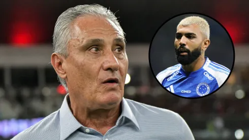 Tite e Gabigol. Fotos: Thiago Ribeiro e Gilson Lobo (AGIF)