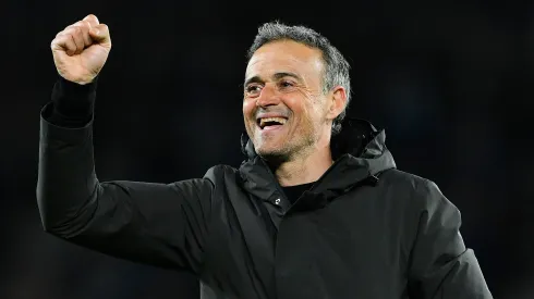 Germain celebrates after the UEFA Champions League 2023/24 round of 16 second leg match between Real Sociedad and Paris Saint-Germain at Reale Arena on March 05, 2024 in San Sebastian, Spain. (Photo by David Ramos/Getty Images)