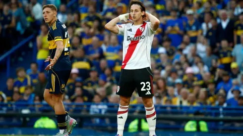 Botafogo tentou Matías Galarza. Foto: Marcos Brindicci/Getty Images