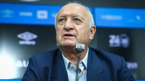 Felipão, coordenador técnico do Grêmio. Foto: Lucas Uebel/Grêmio