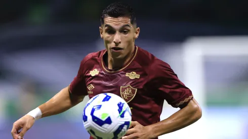 Kevin Serna jogador do Fluminense durante partida contra o Palmeiras no estadio Arena Allianz Parque pelo campeonato Brasileiro A 2025. Foto: Marcello Zambrana/AGIF