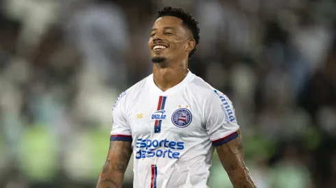 Rafael Ratao jogador do Bahia durante partida contra o Botafogo no estadio Engenhao pelo campeonato Brasileiro A 2024. Foto: Jorge Rodrigues/AGIF