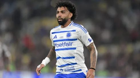 Gabigol jogador do Cruzeiro durante partida contra o Fluminense no estadio Maracana pelo campeonato Brasileiro A 2025.