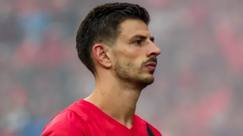 Di Yorio durante confronto contra o Atlético-GO no Campeonato Brasileiro de 2024.